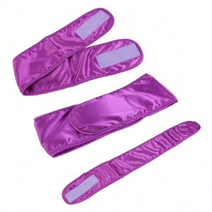 Wrap Scarf Satin Headband Black Women's Adjustable Silk Hair Wraps for Sleeping Nonslip Strips Promotion Gift - Product Image 4