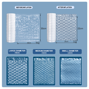 Nueva Plástica de Burbujas de PE PA de 30 cm, Película de Embalaje con Cojín de Aire, Envoltura de Burbujas de Aire para Proteger Mercancías - Product Image 3