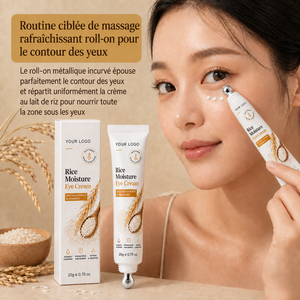 Crème Contour des Yeux Intense Hydratation – Atténue les Cernes, Adoucit les Zones Sèches et Rugueuses, Sans Parfum, à la Céramide de Riz - Product Image 5