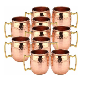 Nueva Taza de Cobre Clásica Moderna, Portátil, Ecológica, con Asa, Regalo Empresarial, Uso en Hoteles, Decorativa y Moderna - Product Image 6