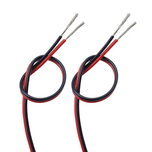 สายไฟแบนสีแดงดำขนาด 20 AWG ทองแดงเคลือบดีบุก ฉนวน PVC ขนาด 2x0.5 มม. สำหรับอุปกรณ์อิเล็กทรอนิกส์ - Product Image 4