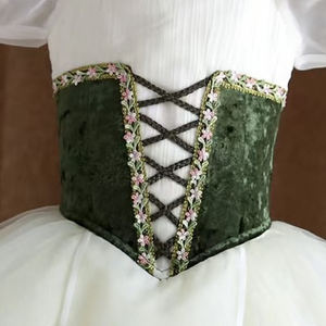 Traje de Ballet Tutú para Actuación, para Adultas y Niñas, Estilo Giselle, Vestido con Falda Abultada de Poliéster - Product Image 3