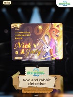Vente en gros CARDFUN Zootopia Animal Metropolis 2: Jeu de cartes à collectionner Deluxe, cartes en papier