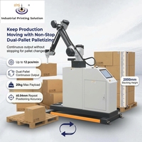 Bras robotisé de palettisation automatique pour l'empilage de cartons à haute efficacité et l'automatisation de l'emballage pour une réduction de la main-d'œuvre