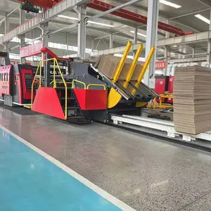 Impresora automática de cajas de cartón de alta velocidad, ranuradora de troquelado, máquina de pegamento, línea de producción de cartón corrugado, serie HS-A