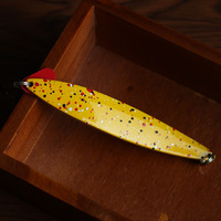 TG 25g 10cm Grande Cuillère de Pêche Métallique Colorée à Paillettes pour Lancer, Leurre Dur pour Pêche au Bar Rayé