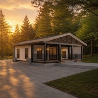 Maisons conteneurs pliables et extensibles SUNRISE, maisons conteneurs en acier pliables et extensibles, mini-maisons pliables et extensibles