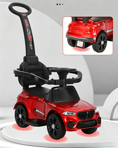 Coche <span class=keywords><strong>de</strong></span> Juguete Eléctrico para Bebés <span class=keywords><strong>de</strong></span> <span class=keywords><strong>1</strong></span> a 3 Años, Scooter con Ruedas Universales Antivuelco, Cochecito Infantil con Función <span class=keywords><strong>de</strong></span> Giro para Niños y Niñas - Product Image 5