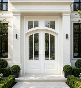 Porte de villa en fer forgé durable avec système d'ouverture à pousser et à tirer pour projets de luxe - Product Image 5