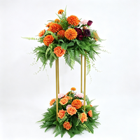 Groothandel Grote Bloembol Kunstmatige Chrysanthemum Roos Gemengde Bloembol