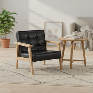 Canapé enfant moderne et écologique en bois, confortable et moelleux, une place, avec tissu PU imperméable <span class=keywords><strong>pour</strong></span> hôtel, appartement, chambre à coucher - Product Image 1