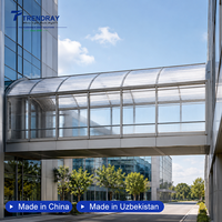 Plaque alvéolaire en polycarbonate multicouche à structure en X de qualité export, double protection UV, pour la construction de toitures