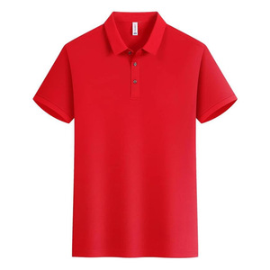 Polo Shirt Solid Color Polyester Fiber Short Sleeve Daily Wear Work Uniforms Custom Embroidery Logo Printing - Product Image 3