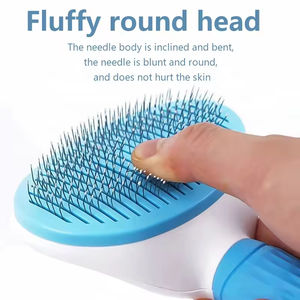 Spazzola per la toelettatura del pettine del gatto spazzola per cani per spargimento autopulente della spazzola per gatti per animali domestici - Product Image 2