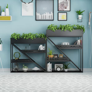 Vendita calda moderna <span class=keywords><strong>in</strong></span> <span class=keywords><strong>ferro</strong></span> <span class=keywords><strong>battuto</strong></span> nordico mensola da pavimento per ufficio balcone vasi da fiori e <span class=keywords><strong>fioriere</strong></span> - Product Image 2