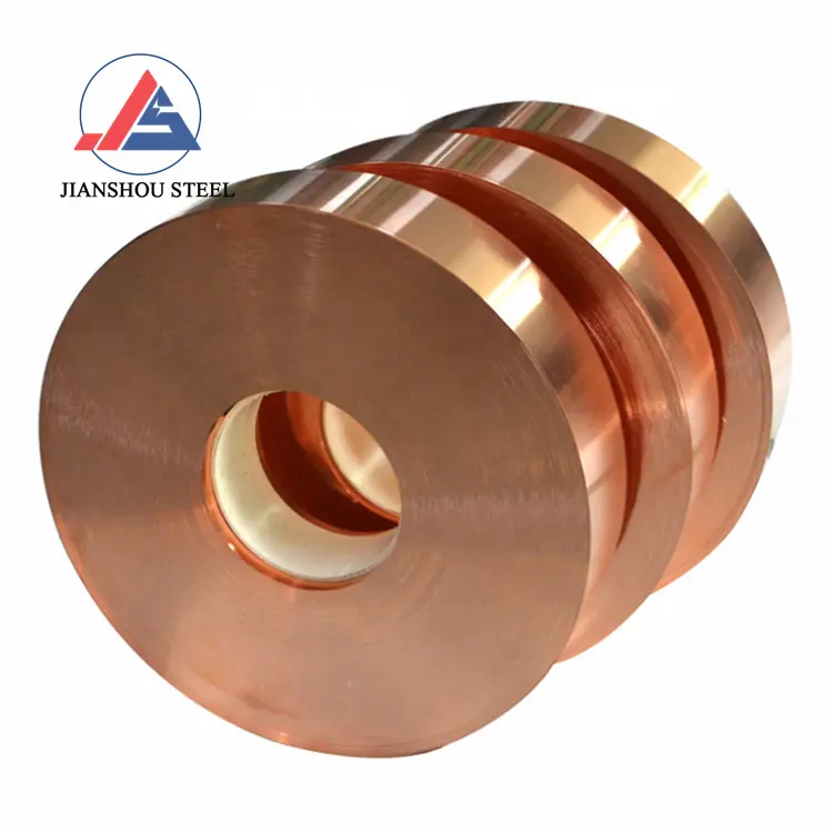 Factory sale 0.02mm thick copper strip C52100 CuSn8 C5210 price of copper strips