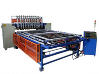 Machine de soudage par points multipoints automatique pour la fabrication de clôtures en treillis métallique