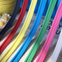 Bande élastique double pliée de 1 cm de large, cordon solide de 3 mm pour textiles de maison, bordure d'oreiller, garnitures de rideaux et de canapés, vêtements, 100 yards/rouleau