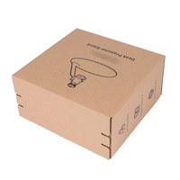 Boîtes de livraison rigides personnalisées de haute qualité avec gaufrage et pelliculage mat, recyclables et écologiques, pour projecteurs