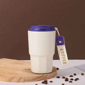 Modern Stainless Steel <b>Coffee</b> Tumbler With Lid Vacuum Insulated Travel Mug Minimalist Design For Adults 12-24 Hours Thermal - Product Image 3