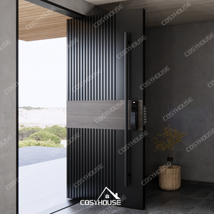 Cosyhouse <span class=keywords><strong>porte</strong></span> <span class=keywords><strong>d</strong></span>'<span class=keywords><strong>entrée</strong></span> moderne et abordable, style écologique, portes <span class=keywords><strong>d</strong></span>'<span class=keywords><strong>entrée</strong></span> en acier intelligentes, portes <span class=keywords><strong>d</strong></span>'<span class=keywords><strong>entrée</strong></span> isolées architecturales - Product Image 6