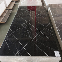 Panneau mural en PVC moderne, imperméable et ignifuge, facile à nettoyer, feuille de marbre UV pour crédence de cuisine et salle de bain, usage commercial