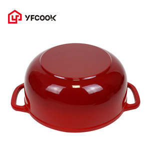 6QT — poignées latérales pour la cuisson, produit <span class=keywords><strong>en</strong></span> céramique antiadhésif, four <span class=keywords><strong>en</strong></span> <span class=keywords><strong>fonte</strong></span> robuste/revêtement émaillé, idéal pour le four néerlandais - Product Image 3