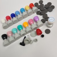 Sellos Redondos de Alta Calidad con Flash de 30mm, Color Suave, Personalizados para Recompensas, Sellos para Maestros