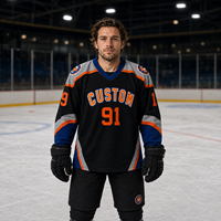 Maillots de hockey sur glace professionnels respirants et à séchage rapide OEM, personnalisables avec le nom et le logo de la ligue, uniformes de hockey sur glace professionnels