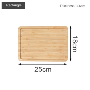 Planche à découper en bambou japonais, plateau <span class=keywords><strong>rectangulaire</strong></span> poli, <span class=keywords><strong>plat</strong></span> pour hôtel, cuisine occidentale, gâteau aux fruits, barbecue, restauration - Product Image 6