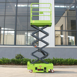 Высотная Рабочая платформа, небольшая полуэлектрическая самоходная многофункциональная подвижная подъемная платформа, электрический ножничный подъемник - Product Image 6