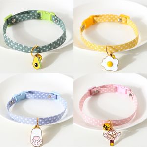 ปลอกคอสัตว์เลี้ยง สร้อยคอจี้โลหะผสมสีลูกกวาดเพื่อความปลอดภัยสำหรับสุนัขแมวขนาดกลางขนาดเล็ก - Product Image 1