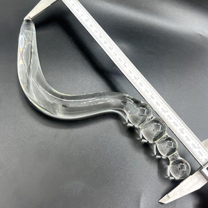Grand Dildo en Verre, Perles Anales en Cristal, Plug Anal, Baguette de Plaisir Sexuel, Baguette Yoni en Verre, Pénis, Jouet Sexuel Adulte - Product Image 4