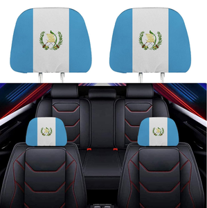 Cubiertas protectoras para reposacabezas de coche de ajuste <span class=keywords><strong>universal</strong></span> para Bandera de Guatemala - Product Image 2