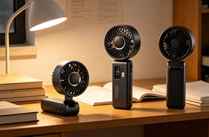 Mini Ventilatore Portatile 3600mAh Ricaricabile con Display LED Digitale 10W, Ventilatore da Tavolo Pieghevole ad Alta Velocità, Raffreddatore Personale - Product Image 3