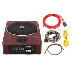 Haut-parleurs de subwoofer de voiture 8 pouces 600W 12V, amplificateur audio stéréo actif en laiton pour automobile - Product Image 4
