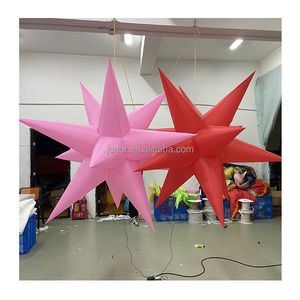 Palloncino gonfiabile a buon mercato con illuminazione bianca modello di nuvola gonfiabile per la decorazione del Club - Product Image 2