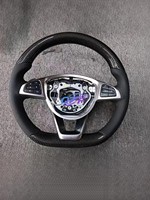 2010-2014 pour mercedes-benz W204 W212 W213 W217 W218 a C E CLS volant en Fiber de carbone accessoires intérieurs automobiles