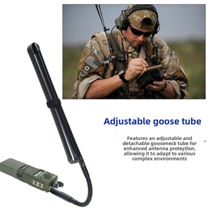 Antenne tactique pliable flexible Baofeng pour radio portable, avec support <span class=keywords><strong>de</strong></span> logo personnalisé - Product Image 3