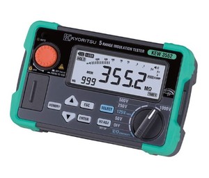 เครื่องทดสอบฉนวนไฟฟ้าแบบดิจิตอล KYORITSU KEW 3552 III 600V 0.5 วินาที ทดสอบเร็ว พร้อมสายทดสอบและกระเป๋าใส่ - Product Image 2