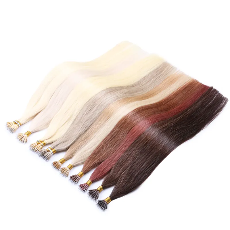 Harmony Factory Price 18 Inch Nano Ring Hair Extensions Grade 11 Natural Hair Nano Tip Hair Extensions