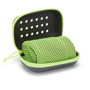 Toalla de Hielo de Verano, Toalla Deportiva de Enfriamiento Instantáneo, Portátil, para Viajes, Fitness, Running, Natación, con Caja de EVA (1 Pieza) - Product Image 2