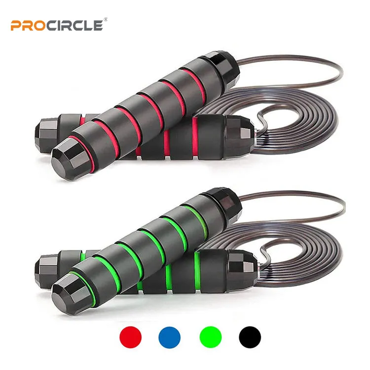 New Design Silicone Grip Bearing Speed PVC Jump Skipping Rope