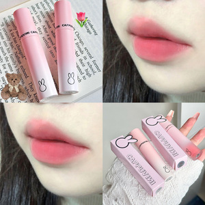 Cappuvini CP190 Pink Macaron, Barra de Labios Líquida Mate de Terciopelo de Algodón, Iluminadora, No Reseca, Certificada por Guangdong - Product Image 4