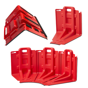 Barrera de inundación de plástico portátil, ligera, antiimpacto para prevención de inundaciones temporales - Product Image 6