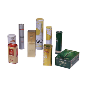 Venta al por mayor caja de lata redonda vino promoción Paquete de metal - Product Image 5