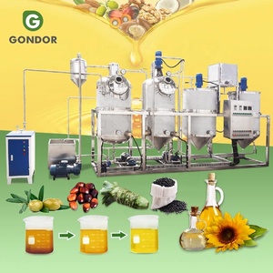 Aceite de Palma de girasol hacer refinería desodorante Procesamiento de cocina refinadora máquina planta para la venta - Product Image 1