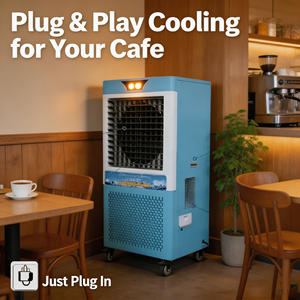 Aire Acondicionado Portátil Comercial |   Sistema Plug and Play para Cafeterías, Restaurantes y Pequeños Negocios |   Enfriador Portátil de 10000 BTU de Enfriamiento Rápido - Product Image 1