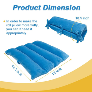 หมอนรองแขนข้อศอกสีน้ำเงินคุณภาพพรีเมียมสำหรับหลังผ่าตัด ช่วยพยุงแขนและข้อศอก สำหรับการฟื้นฟูข้อมือหัก หมอนรองแขน<span class=keywords><strong>ขา</strong></span> - Product Image 3