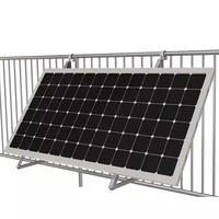 Kaki Pemasangan Atap dari Aluminium Alloy yang Dapat Disesuaikan, Pengencang Baja Tahan Karat 304, Penyesuaian Sudut 15-30 Derajat untuk Pemasangan Panel Surya